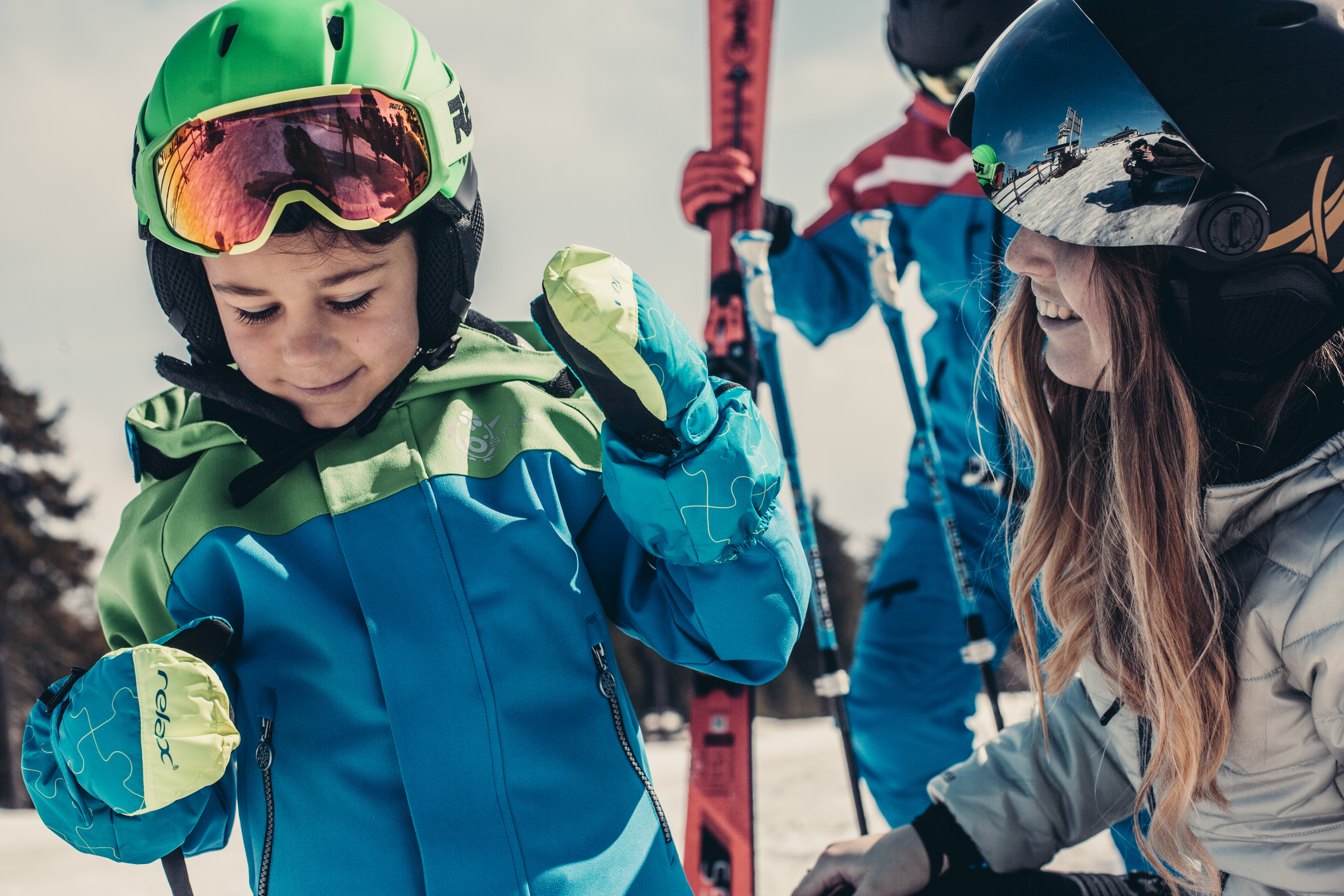 dětská helmy na lyže