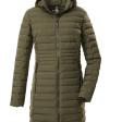 Dámský prošívaný kabát Giga GW 77 mud