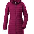 Dámský prošívaný kabát Giga GW 77 dark raspberry