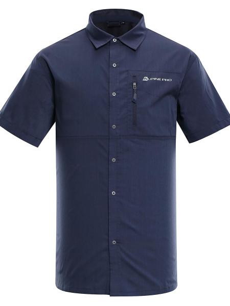 Pánská košile LURIN 3 tm.modrá / MSHN032602
