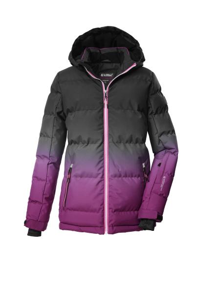 Dívčí zimní bunda Killtec KSW 330 dark raspberry