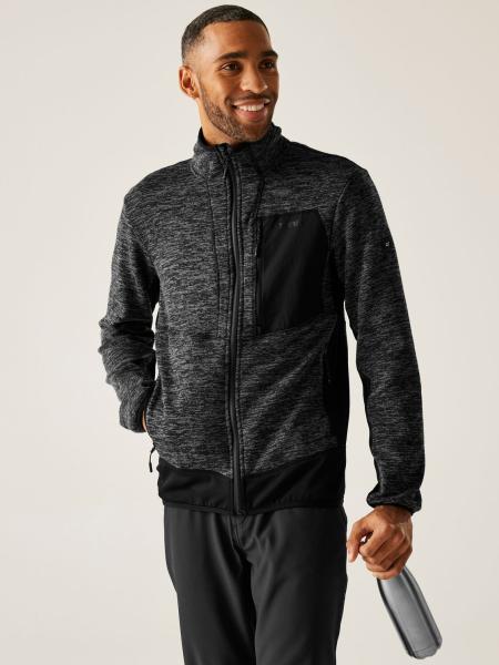 Pánská fleecová mikina Regatta BASLINN ash marl