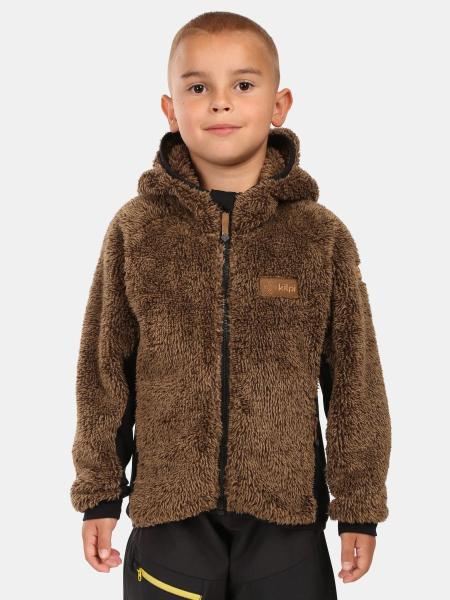 Dětská fleecová mikina Kilpi NORKA-JB brown