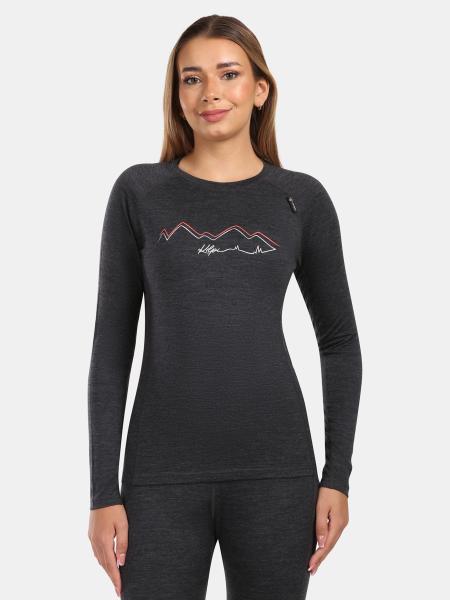 Dámské termotriko z merina MAVORA TOP-W black