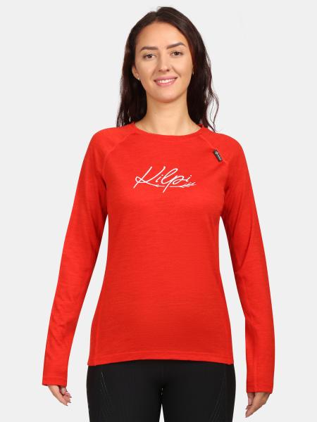 Dámské termotriko z merina MAVORA TOP-W red