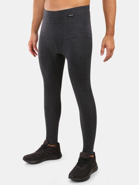 Pánské termokalhoty z merina Kilpi MAVORA BOTTOM-M black