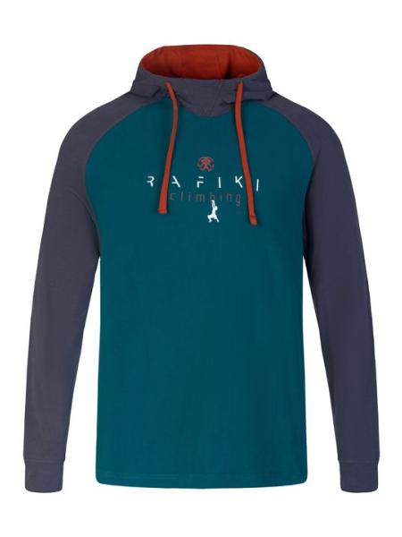 Pánská mikina Rafiki TRAVERSE gulf coast/ink