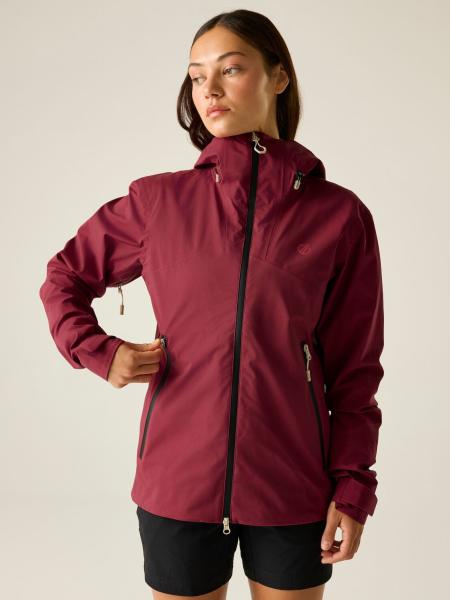 Dámská outdoorová bunda Dare2B HAIK 3 LAYER JACKET tibetan red