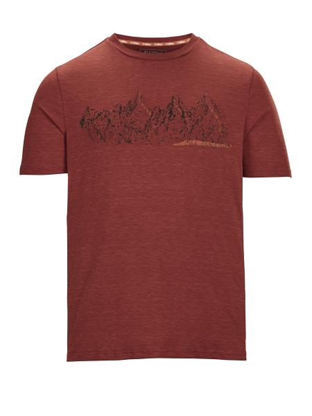 Pánské triko Killtec LILLEO red ochre