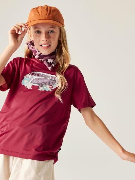 Dětské triko Dare2B AMUSING TEE deep claret