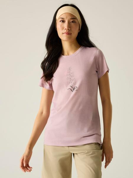 Dámské merino triko Regatta ESCADE powder lilac