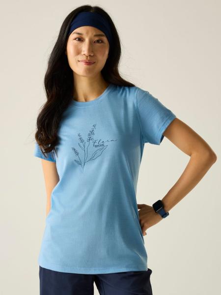 Dámské merino triko Regatta ESCADE washed denim