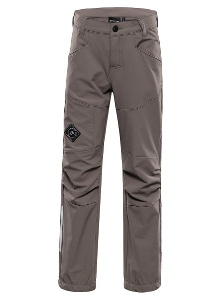 Dětské softshellové kalhoty Alpine pro FIRSTO 2 driftwood