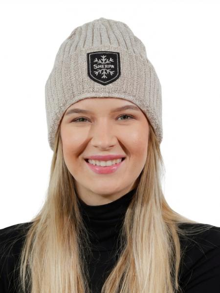 Dámská čepice Sherpa LUCIA beige