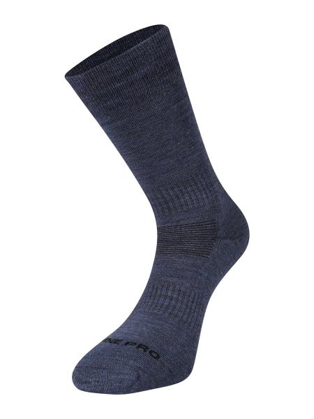 Ponožky s merinem Alpine pro ERATE dark metal blue