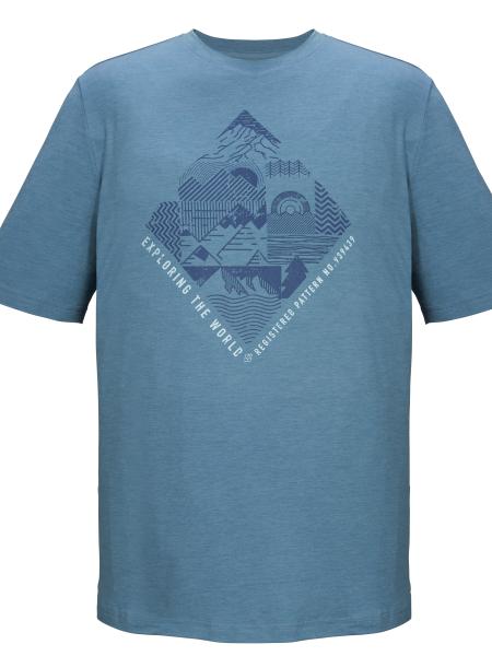 Pánské triko Killtec KOS 24 storm blue