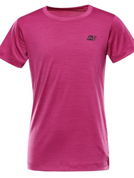 Dětské triko Alpine pro BASIKO fuchsia red