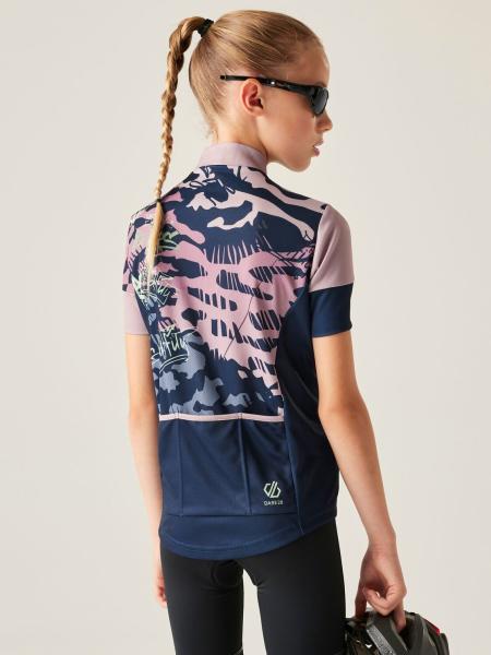 Dětský cyklistický dres Dare2B DYNAMITE JERSY navy