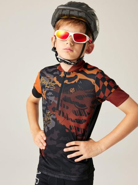 Dětský cyklistický dres Dare2B DYNAMITE JERSY black