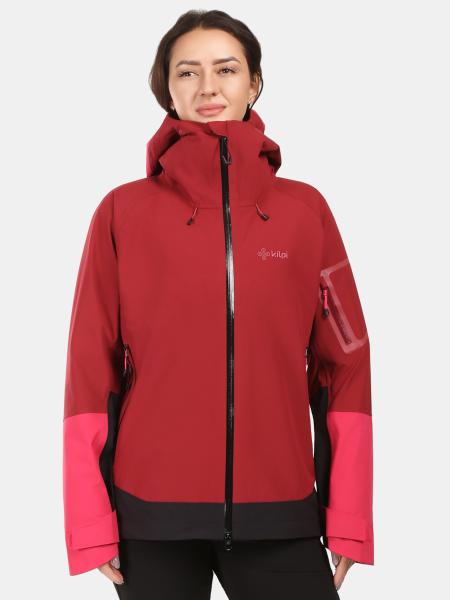 Dámská outdoorová bunda Kilpi MAMBA-W dark red