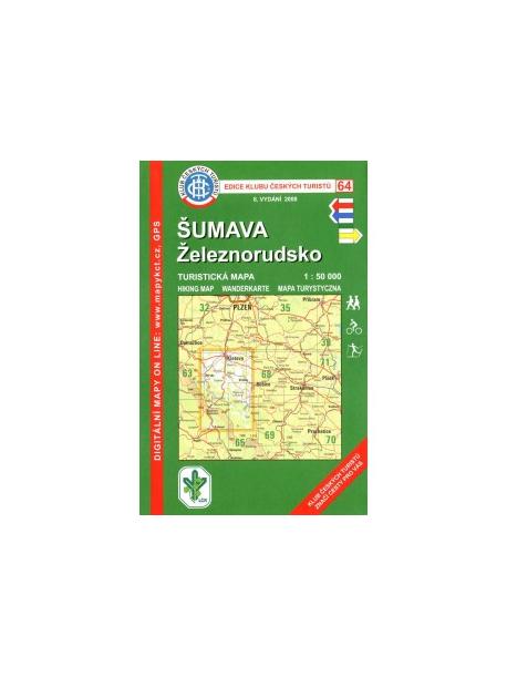     Mapa Šumava, Železnorudsko 1:50 000