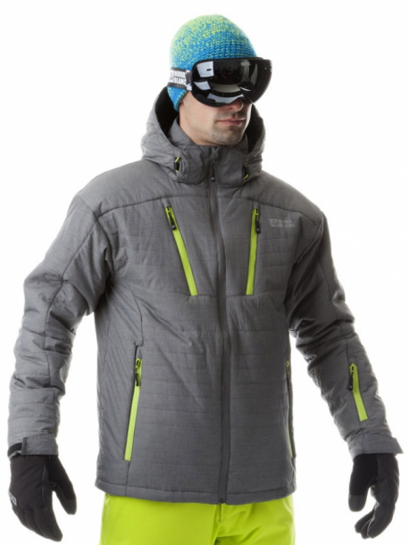     Pánská zimní bunda TRANSFORM šedá / NBWJM5820 SPS