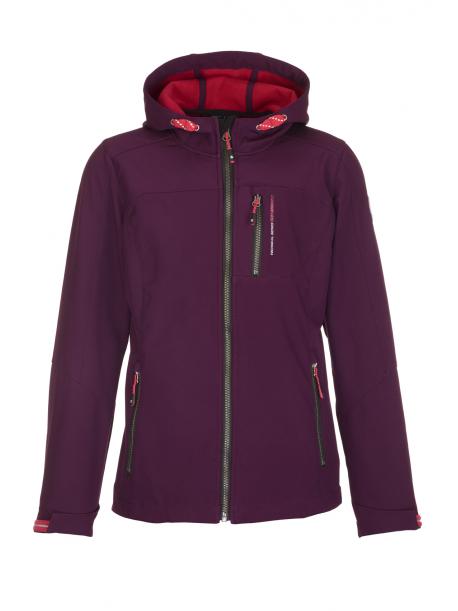     Dětská softshellová bunda Killtec ABREE JR dark plum  