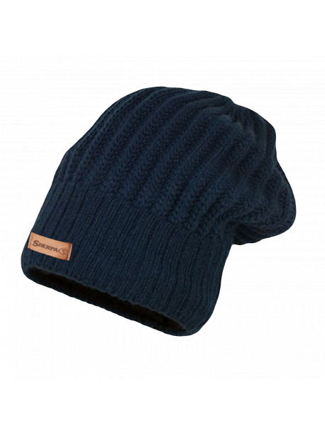     Čepice Sherpa BEANIE MONO dark blue  