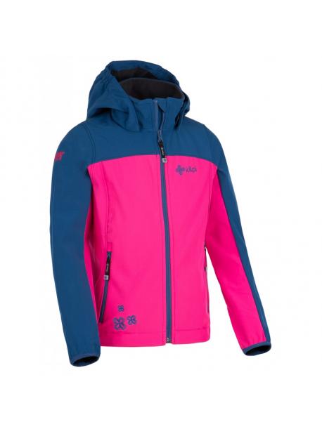     Dětská softshellová bunda Kilpi ELIA růžová 