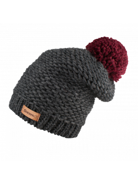     Čepice FIONA GREY bordo pom / SHH1004 bor UNI