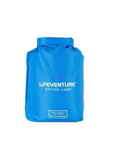     Vložka do spacáku Lifeventure COTTON SLEEPING BAG LINER RECTANGULAR
