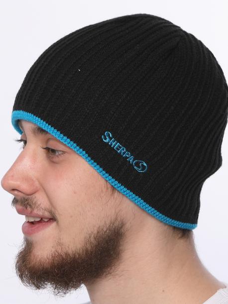     Pánská čepice Sherpa GILLES dark tyrkys