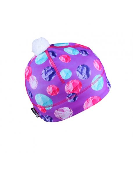     Čepice Sherpa THERESA neon purple  