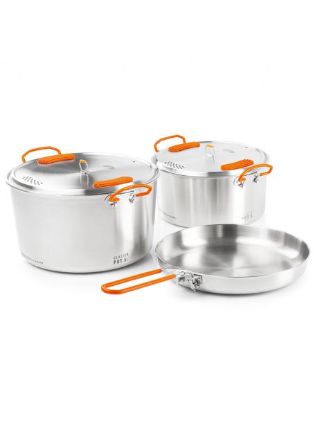     Sada nádobí Glacier Base Camper; 3+5l; large