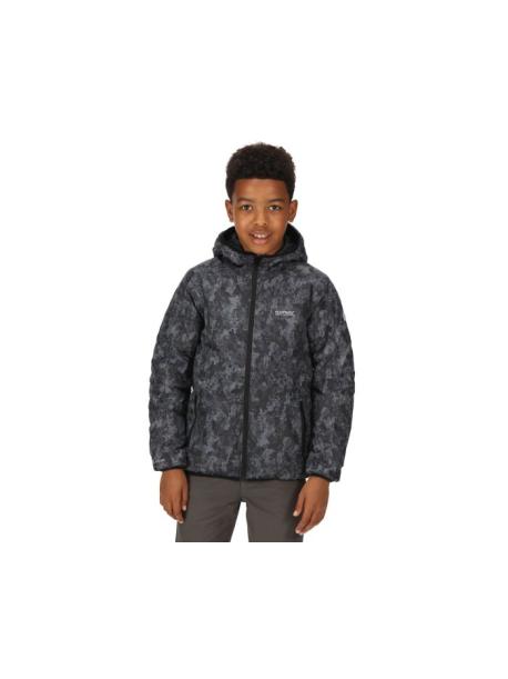     Dětská bunda Regatta VOLCANICS VI dark grey print