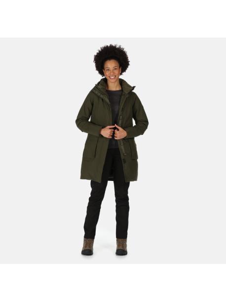     Dámský kabát Regatta YEWBANK II Dark Khaki