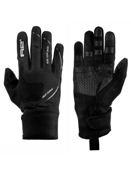     Softshellové zateplené rukavice R2 BLIZZARD černé