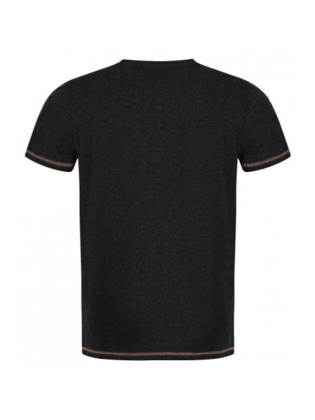     Pánské triko Loap ALEXUS black/yellow 