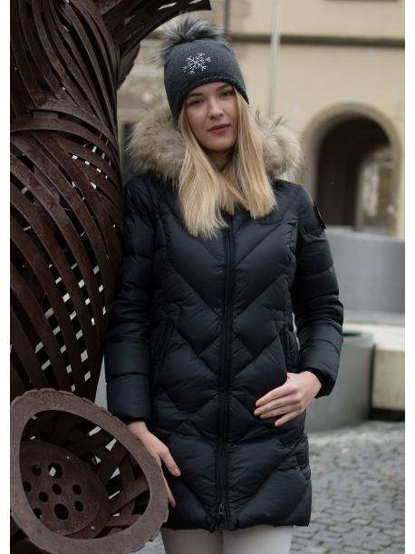     Dámská zimní čepice Sherpa NADIA mel dark grey