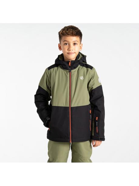     Dětská lyžařská bunda Dare2B SLUSH II black/olivine green
