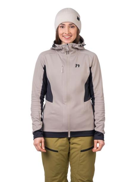     Dámská mikina Hannah NELA HOODY goat/antracite