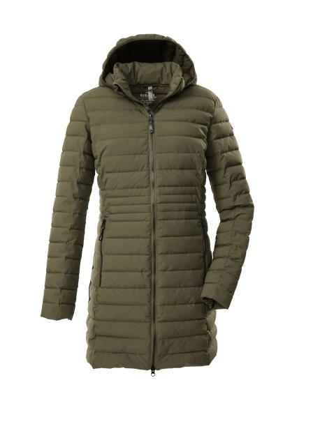     Dámský prošívaný kabát Giga GW 77 mud