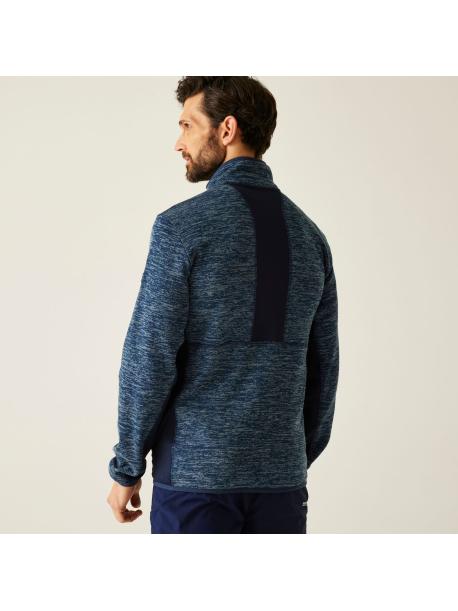     Pánská fleecová mikina Regatta BASLINN moonlight denim marl