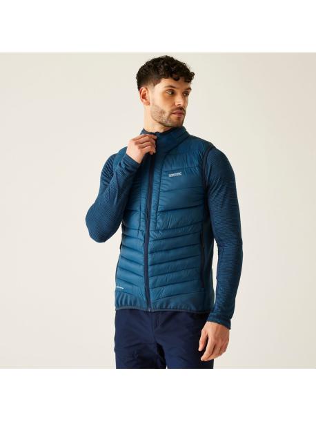     Pánská prošívaná vesta Regatta LEEDRE HYBRID B/W moonlight denim