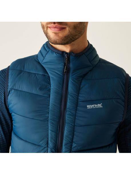     Pánská prošívaná vesta Regatta LEEDRE HYBRID B/W moonlight denim