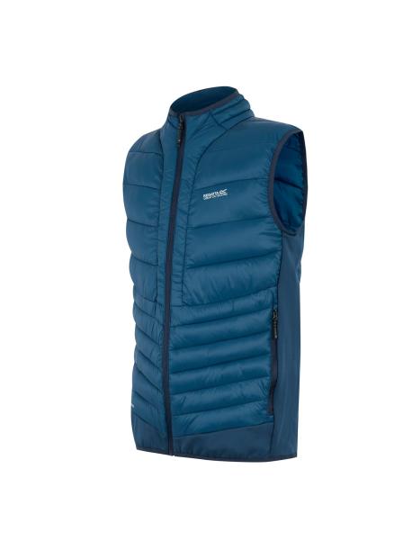     Pánská prošívaná vesta Regatta LEEDRE HYBRID B/W moonlight denim