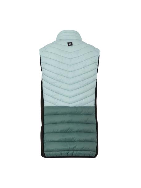     Dámská prošívaná vesta Regatta LEEDRE HYBRID B/W green haze