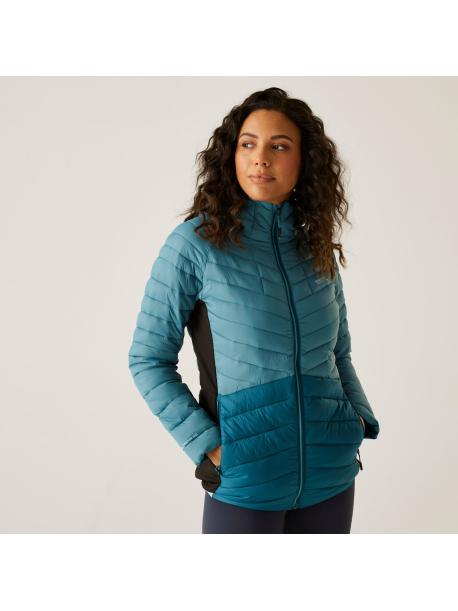     Dámská hybridní bunda Regatta HOODED LEEDRE green haze