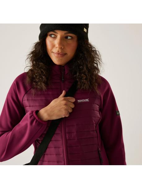     Dámská hybridní bunda Regatta CLUMBER HYBRID dark pimento