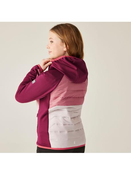     Dětská hybridní bunda Regatta KIELDER HYBRID IX dark pimento